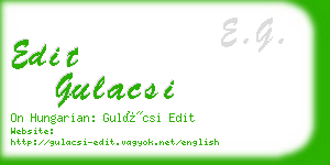 edit gulacsi business card